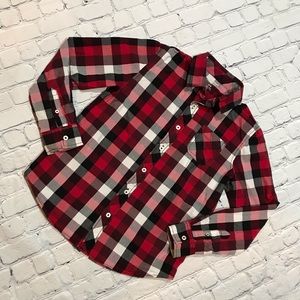 Boys Black and Red Flannel from Arizona Jean Co.